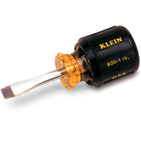 Heavy-Duty Slot Keystone Screwdriver, 5/16", 3-7/16" L, Cushion Grip Handle Brunswick Fyr & Safety