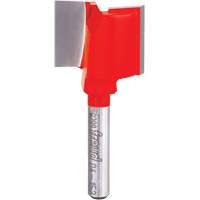 Router Bit - Double Flute Straight Bit, 1" Dia., 3/4" H, 2" L, 1/4" Shank Brunswick Fyr & Safety