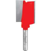 Router Bit - Double Flute Straight Bit, 1" Dia., 3/4" H, 2-9/16" L, 1/4" Shank Brunswick Fyr & Safety