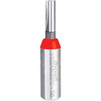 Router Bit - Double Flute Straight Bit, 1/4" Dia., 1" H, 2-3/8" L, 1/2" Shank Brunswick Fyr & Safety