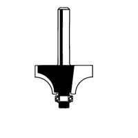 Router Bit - Beading Bit, 5/8" Dia., 1/4" Shank Brunswick Fyr & Safety