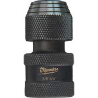 Shockwave Impact Driver Square to Hex Socket Adapter, Impact, 1/4" Drive, 3/8" Socket, 1.875" L Brunswick Fyr & Safety