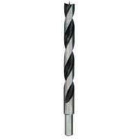 Brad Point Wood Bit, 7/16", 5-1/2" Length, 3/8" Shank Brunswick Fyr & Safety