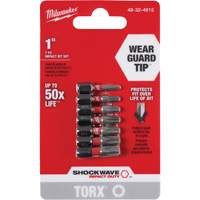Shockwave 1" Impact Duty Torx&reg; Bit Set Brunswick Fyr & Safety