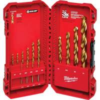 Jeu de forets &eacute;tag&eacute;s Thunderbolt, 14 morceaux, Acier rapide Brunswick Fyr & Safety
