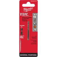 Thunderbolt&reg; Jobber Drill Bit, High Speed Steel, 1/16", 1-7/8" L, 7/8" Flute, 135° Point Angle Brunswick Fyr & Safety
