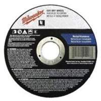 Depressed Centre Cut-Off Wheels, 4-1/2" x 0.045", 7/8" Arbor, Type 27, Aluminum Oxide, 13580 RPM Brunswick Fyr & Safety