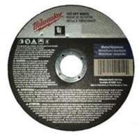 Reinforced Cut-Off Wheels, 5" x 0.045", 7/8" Arbor, Type 1, Aluminum Oxide, 13580 RPM Brunswick Fyr & Safety