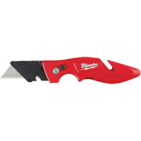 Fastback Flip Utility Knife, 2" Blade, Carbon Steel Blade, Metal Handle Brunswick Fyr & Safety