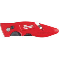 Fastback Flip Utility Knife, 2" Blade, Carbon Steel Blade, Metal Handle Brunswick Fyr & Safety
