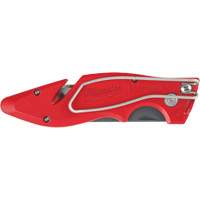 Fastback Flip Utility Knife, 2" Blade, Carbon Steel Blade, Metal Handle Brunswick Fyr & Safety