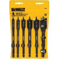 Heavy-Duty Spade Bit Set, 6 Pieces Brunswick Fyr & Safety