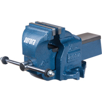 Heavy-Duty Bench Vise, 4" Jaw Width, 2-7/10" Throat Depth Brunswick Fyr & Safety