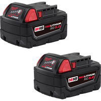 Ensemble de blocs-piles M18 Redlithium, Lithium-ion, 18 V, 5,0 A Brunswick Fyr & Safety