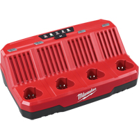 M12 Four Bay Sequential Charger, 12 V, Lithium-Ion Brunswick Fyr & Safety