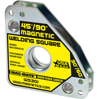 Magnetic Welding Squares, 7-5/8" L x 3/4" W x 3-3/4" H, 60 lbs. Brunswick Fyr & Safety