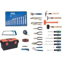 Deluxe Tool Set with Plastic Tool Box, 56 Pieces TYP012 | Brunswick Fyr & Safety