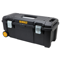 Tool Box on Wheels, 12-1/2" W x 28-1/2" D x 12" H, Black TYP065 | Brunswick Fyr & Safety