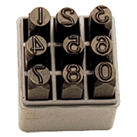 Number Hand Stamp Set, 9 Pieces TYP561 | Brunswick Fyr & Safety