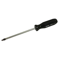 Square Screwdriver, #4 Tip, Round, 9-3/4" L, Plastic Handle Brunswick Fyr & Safety