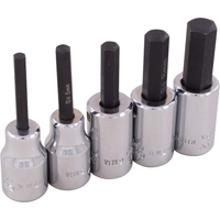 Jeu de douilles &agrave; t&ecirc;te hexagonale, Hexagonale, Prise 3/8", 5 mrcx Brunswick Fyr & Safety