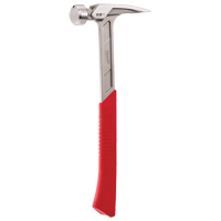Smooth Face Framing Hammer, 22 oz., Solid Steel Handle, 15" L TYX837 | Brunswick Fyr & Safety