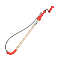 Toilet Auger, Manual, Bulb, 6' Cable Length, 1/2" Cable Diameter TYY339 | Brunswick Fyr & Safety
