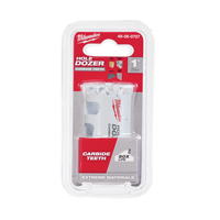 Hole Dozer with Carbide Teeth, 1", 1-3/5" Depth of Cut, Carbide Brunswick Fyr & Safety