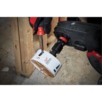 Carbide Hole Saw, 4", 1-31/50" Depth of Cut, Carbide Brunswick Fyr & Safety