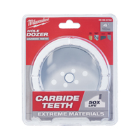 Carbide Hole Saw, 4", 1-31/50" Depth of Cut, Carbide Brunswick Fyr & Safety