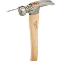 Milled Face Framing Hammer, 19 oz., Wood Handle, 16" L UAE085 | Brunswick Fyr & Safety