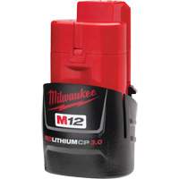 M12 Redlithium 3.0 Compact Battery Pack, Lithium-Ion, 12 V, 3.0 Ah Brunswick Fyr & Safety