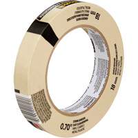 Scotch&reg; Contractor Grade Masking Tape 2020, 18 mm (3/4") x 55 m (180'), Beige Brunswick Fyr & Safety