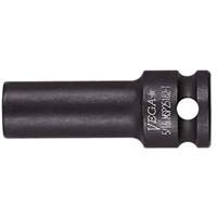Thin Walled Socket, Impact, 1/2", 3/8" Drive, 6 Points, Deep Brunswick Fyr & Safety