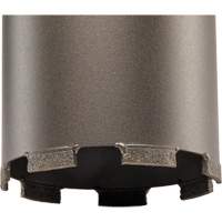 Diamond Ultra Dry Core Drill Bit, 4", 13" Depth of Cut, 1-1/4"-7 Thread UAI642 | Brunswick Fyr & Safety