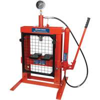 Presse hydraulique avec garde à grillage, Capacité 10 tonnes UAI716 | Brunswick Fyr & Safety