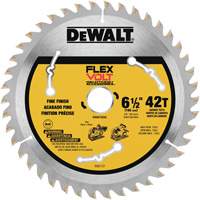Lame TrackSaw FlexVolt, 6-1/2", 42 dents, Pour Bois Brunswick Fyr & Safety
