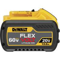 FlexVolt&reg; Max Battery, Lithium-Ion, 20 V/60 V, 12 Ah Brunswick Fyr & Safety