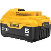 Max XR&reg; Premium Battery Pack, Lithium-Ion, 20 V, 6 Ah Brunswick Fyr & Safety