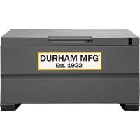 Boîte de rangement pour le chantier, 48" x 24" x 27-13/16", Acier, Gris Brunswick Fyr & Safety