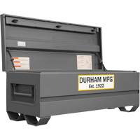 Jobsite Storage Box, 60" x 24" x 22-3/4", Steel, Grey UAI846 | Brunswick Fyr & Safety