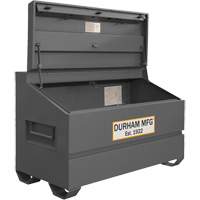 Jobsite Sloped Lid Storage Box, 60" x 30" x 39-3/8", Steel, Grey UAI849 | Brunswick Fyr & Safety