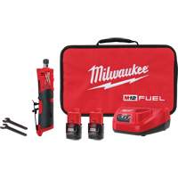 M12 Fuel Straight Die Grinder Kit, 1/4" Collet, 12 V, Lithium-Ion Brunswick Fyr & Safety