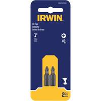 Embouts de tournevis &agrave; ins&eacute;rer, Phillips, #1, Prise 1/4" Brunswick Fyr & Safety