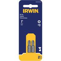 Embouts de tournevis &agrave; ins&eacute;rer, Phillips, #3, Prise 1/4" Brunswick Fyr & Safety