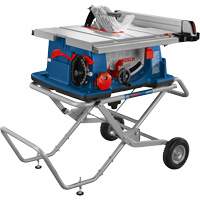Worksite Table Saw with Gravity-Rise Wheeled Stand, 120 V, 15 A, 3650 RPM UAJ681 | Brunswick Fyr & Safety