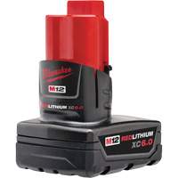M12 Redlithium XC6.0 Battery, Lithium-Ion, 12 V, 6 Ah Brunswick Fyr & Safety