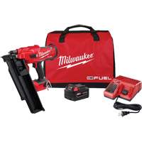 M18 Fuel 21 Degree Nailer Kit, 18 V, Lithium-Ion Brunswick Fyr & Safety