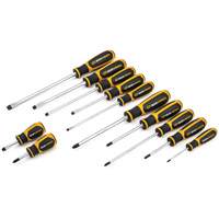 Phillips&reg;/Slotted Dual Material Screwdriver Set, 12 Pcs. Brunswick Fyr & Safety