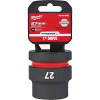 Shockwave Impact Duty Socket, Power, 27 mm, 1" Drive, 6 Points Brunswick Fyr & Safety